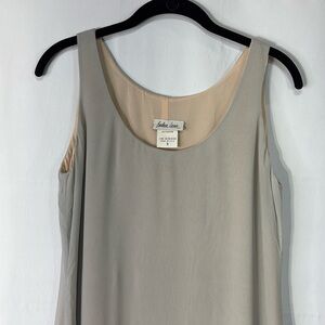 🥒 Barbara Leser to apply chiffon loose tank style dress